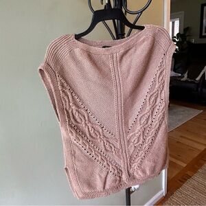 Women's Cable Knit Sweater - Tan